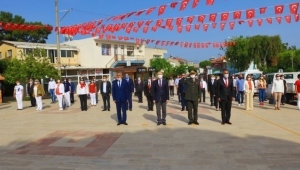 Güzelbahçe'de Sosyal Mesafeli 19 Mayıs Töreni
