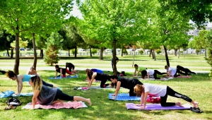 Bornova’da yoga zamanı