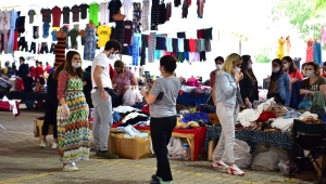 Bornovalı kadınların Sosyete Pazarı sevinci 