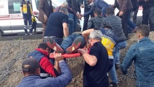 Digor yolu üzerinde trafik kazası: 1 yaralı