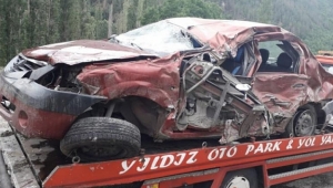 Ardahan Göle- Oltu güzergahında otomobille tır çarpıştı: 1 ölü, 1 yaralı