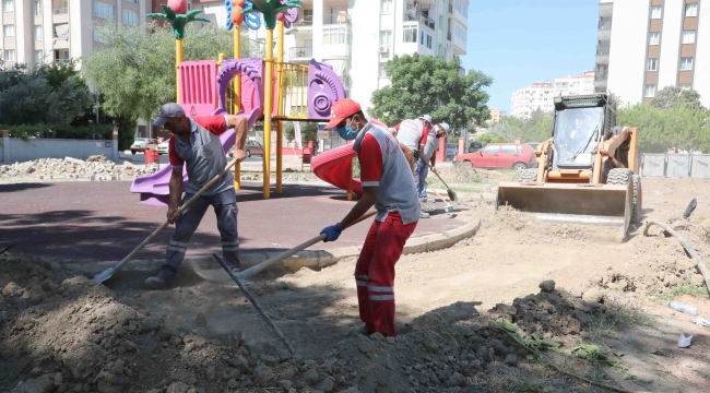 Bayraklı'ya 2 park 2 yeşil alan daha