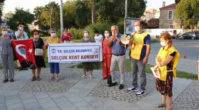 EFES SELÇUK’LU KADINLARDAN ŞİDDETE KARŞI DİRENME SÖZÜ 