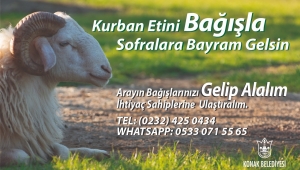 Konak Belediyesi’nden ‘askıda kurban’ kampanyası