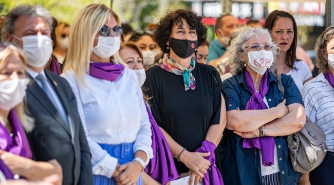 Neptün Soyer Meçhul Kadın Anıtı’nın açılışında konuştu: “İstanbul Sözleşmesi yaşatır