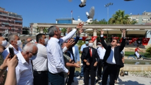 Srebrenitsa katliamı Menemen’de lanetlendi