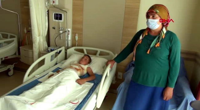 Ardahan'da10 yasındaki fatih Sönmez İpi değil, kendini yaktı!