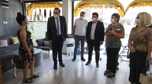 Kaymakam Tuncer ve Başkan Kılıç tedbirleri denetledi 