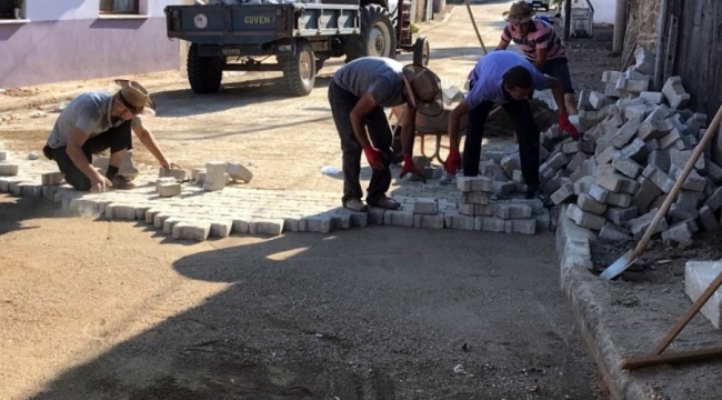 Ödemiş’te kilit parke taş seferberliği 