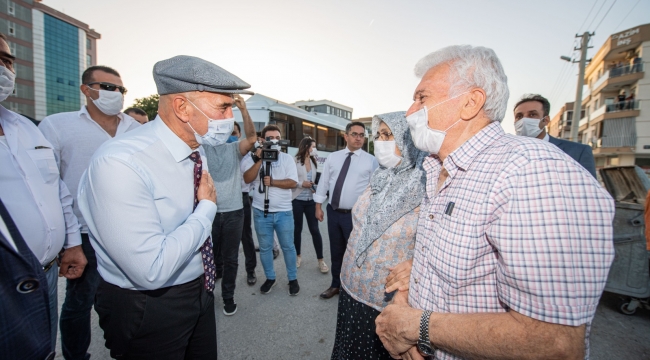 Başkan Soyer Acil çözüm ekipleriyle sahada