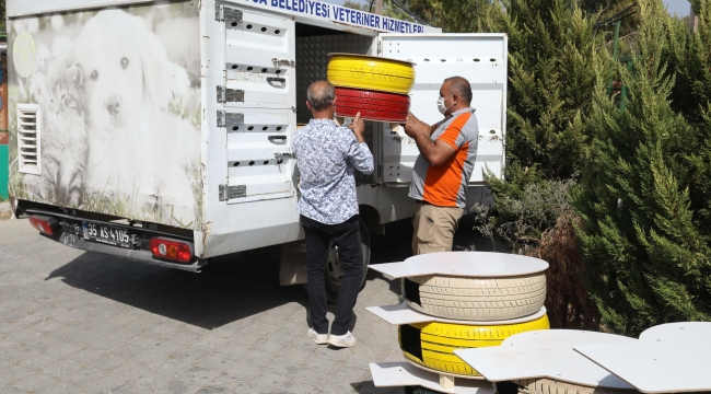 Buca Belediyesi’nden can dostlar için kışa hazırlık 