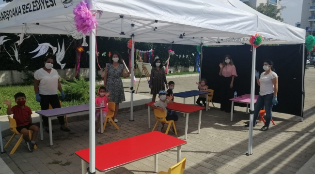 Karşıyaka’da minikler ‘yuvaya’ döndü