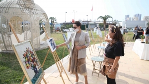 Karşıyakalı 40 kadından mozaik sergisi