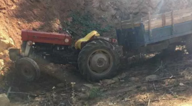 Üzerinden traktör geçen adam hayatını kaybetti