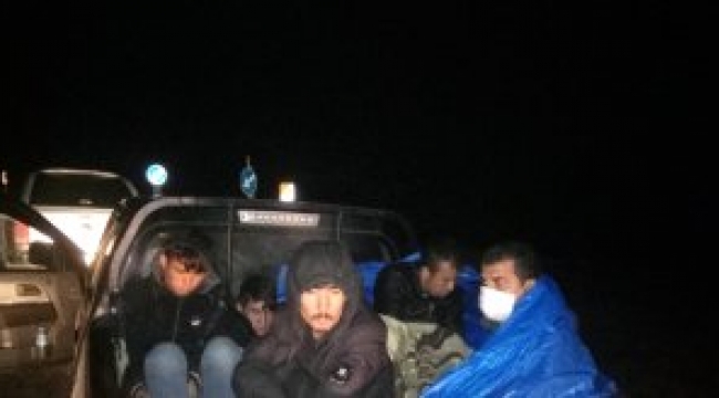 Ardahan'da 22 göçmen yakalandı