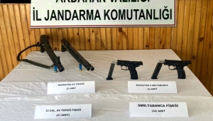 ARDAHAN 'da KAÇAK SİLAH ATÖLYESİNE OPERASYON: 3 GÖZALTI