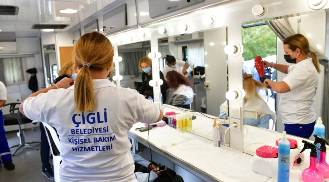 Çiğli Belediyesi kişisel bakım birimi deprem bölgesinde