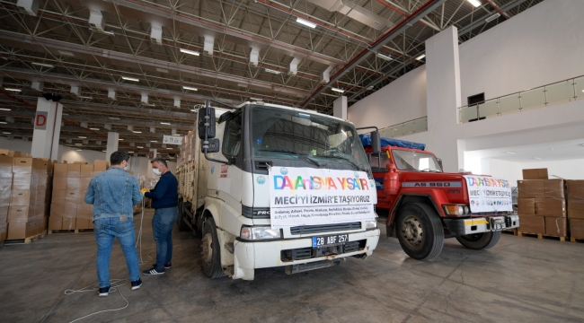 Dayanışma tırları Fuar İzmir’de