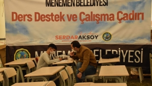 Ders Destek ve Çalışma Çadırı eğitime başladı