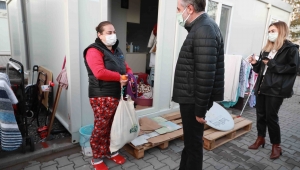BAŞKAN SANDAL'DAN KONTEYNER KENTTEKİ ÇOCUKLARA YENİ YIL SÜRPRİZİ