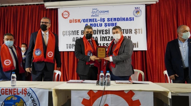 Çeşme’de Toplu İş Sözleşmesi sevinci