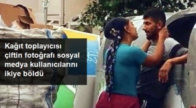 Kağıt toplayıcılarının fotoğrafı sosyal medya kullanıcılarını ikiye böldü