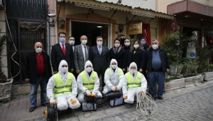 Konak Belediyesi’nden ilçedeki tüm otellere dezenfeksiyon