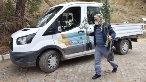 Üreticilere 5 bin fidan