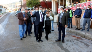 BAŞKAN SANDAL, SEL FELAKETİNDEN ETKİLENEN VATANDAŞLARI ZİYARET ETTİ