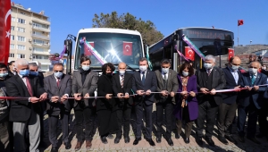 Büyükşehir Belediyesi’nden Bergama Belediyesi’ne iki adet otobüs