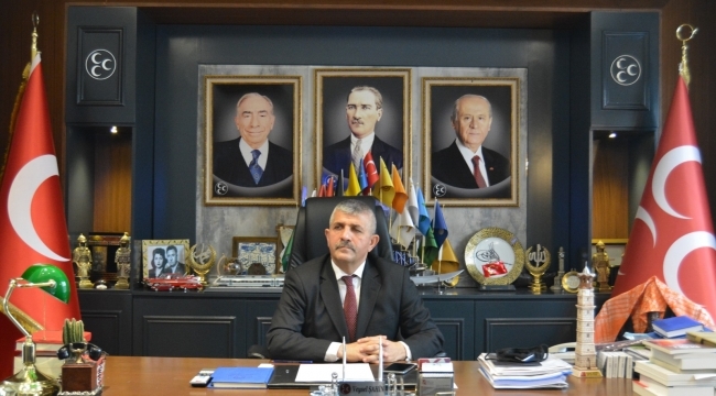 MHP İl Başkanı Şahin; Şimdi Birbirimize Destek Olma Zamanı