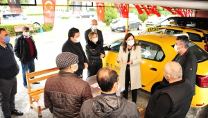 Balçova’da Taksilere virüs koruması