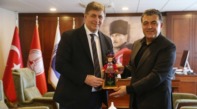 Başkan Faruk Demir'den Tugay'a dostluk ziyareti
