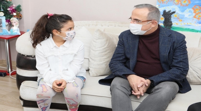 Başkan Sürekli'den şampiyon öğrenciye ziyaret