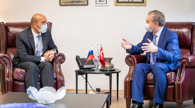 Moskova Hükümet Bakanı Cheremin'den Soyer'e ziyaret