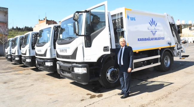 Karabağlar Belediyesi temizlik filosuna güç kattı