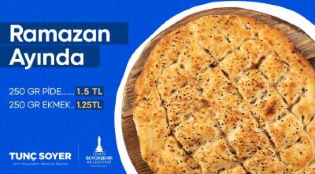 Kent Ekmek'te Ramazan pidesi 1,5 liraya satılacak