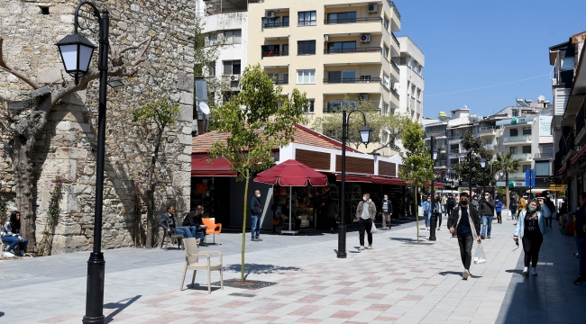 Kuşadası'nın Turistik Çarşılarına Son Dokunuşlar