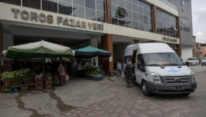 Toros Kapalı Pazaryerine ulaşıma ücretsiz servis çözümü
