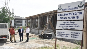 Başkan Tekin, inşaat çalışmalarını inceledi