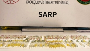 Sarp Sınır Kapısı'nda toplam 230 tüp arı ve kobra yılanı zehri ele geçirildi