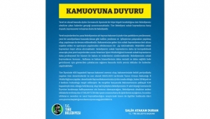 Tire Belediyesi'nden Açıklama
