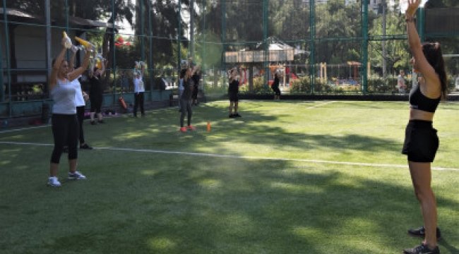 Bornovalılara açık havada spor 