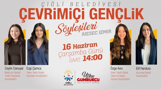 Çiğli'de Gençlik Söyleşileri Başlıyor