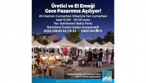 Narlıdere'nin 'Gece Pazarı' açılıyor!