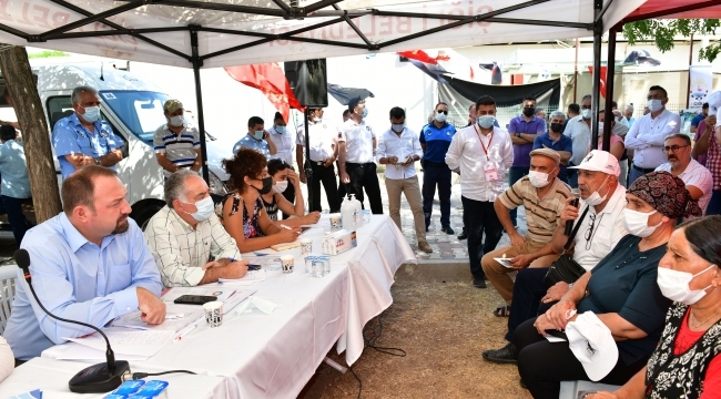 Başkan Utku Gümrükçü Balatçık Mahallesi'ni dinledi