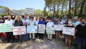 Akbelen dayanışmasına kıyı Ege desteği