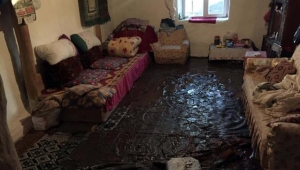 Ardahan'da derelerin taşması sonucu iki köyde su baskınları yaşandı