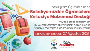 Çiğli Belediyesi’nden Öğrencilere Kırtasiye Desteği
