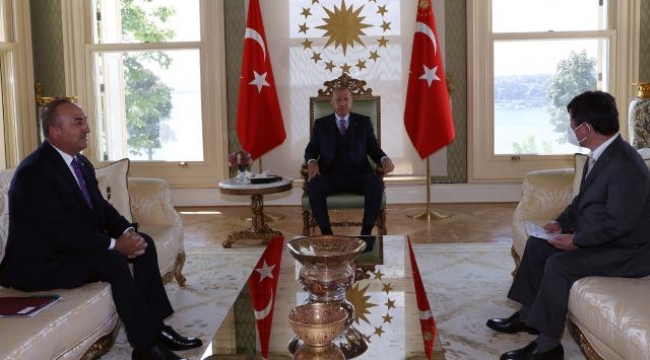 Cumhurbaşkanı Erdoğan Japonya Dışişleri Bakanı'nı kabul etti